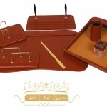 خرید ست رومیزی چرمی 8 تکه کد 03