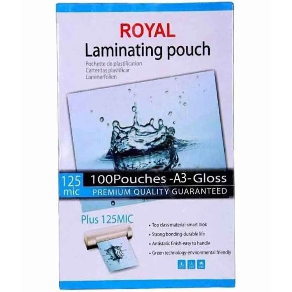 طلق پرس میکرون 125 شفاف A3