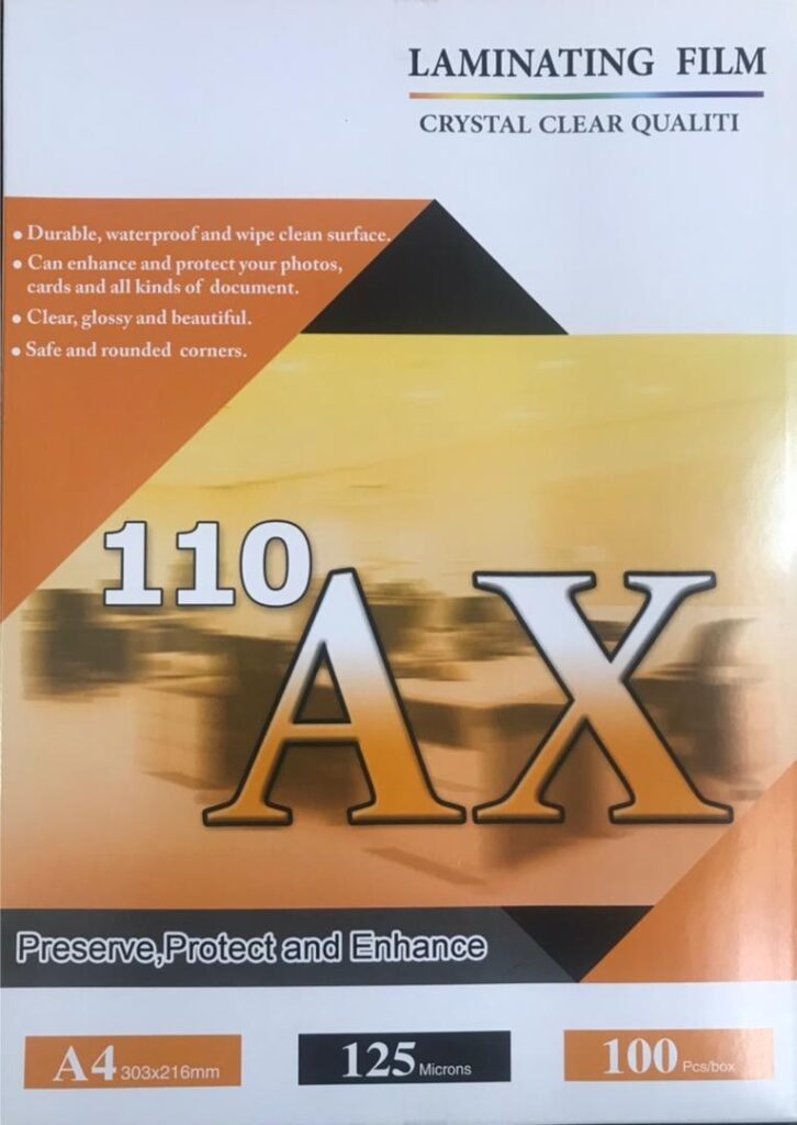 قیمت طلق پرس 125 میکرون مات A4