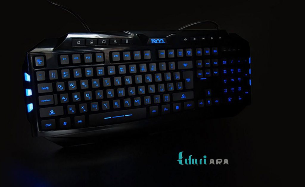 کیبورد تسکو مدل TK 8120N با حروف فارسی