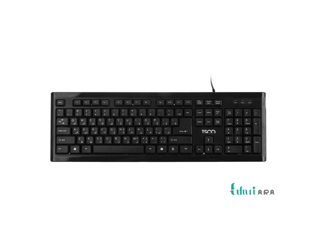 کیبورد و ماوس تسکو مدل TKM 8050 با حروف فارسی
