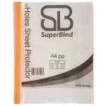 خرید کاور A4 سوپربایند Superbind بسته 100 عددی با لبه رنگی 7 میکرون