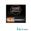 باتری نیم قلمی دوراسل مدل Plus Power بسته 6 + 2 عددی