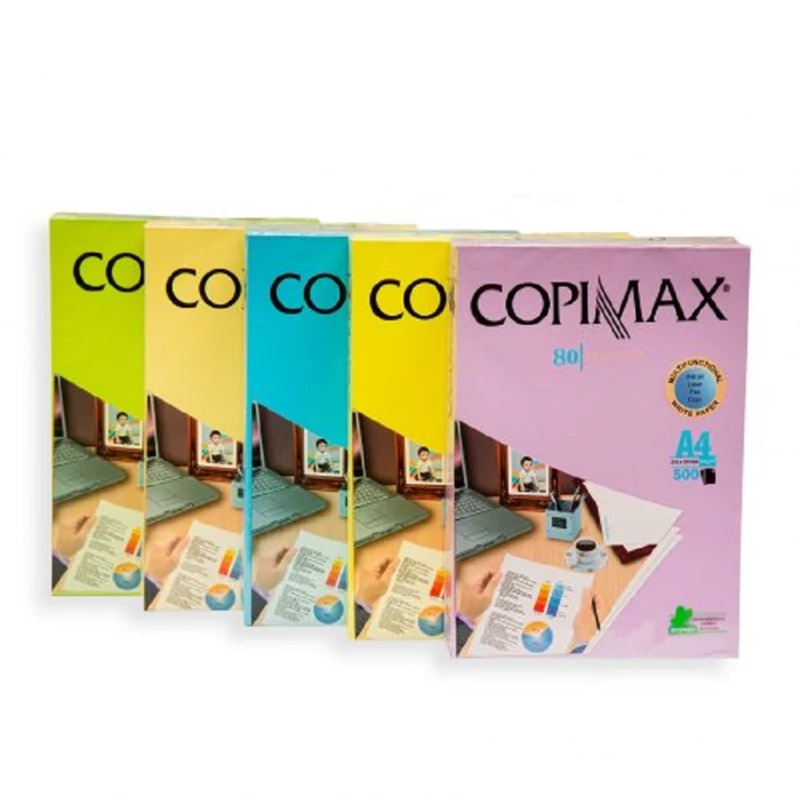 قیمت کاغذ رنگی ایرانی کپی مکس 80گرم A4 (500 برگ)