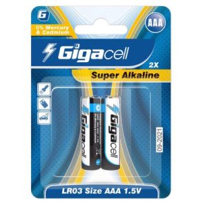 باتری نیم قلمی گیگاسل مدل Super Alkaline