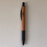 ست خودکار و روان نویس فابر کاستل مدل DESIGN CEDARWOOD به همراه کاور چرم