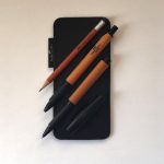 ست خودکار و روان نویس فابر کاستل مدل DESIGN CEDARWOOD به همراه کاور چرم