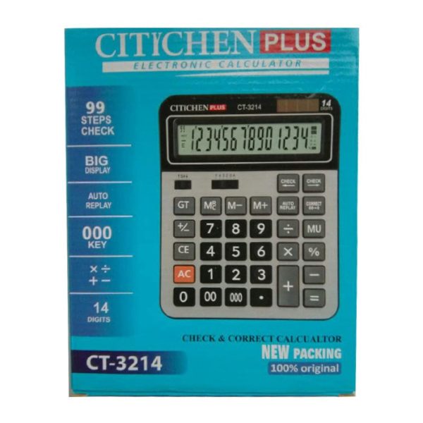 ماشین حساب سیتیچن پلاس مدل CT-3314