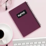 قیمت دفترچه یادداشت 100 برگ پاپکو مدل متالیک 1