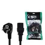 کابل برق سه پین منبع تغذیه کامپیوتر کی نت پلاس مدل 108 طول 1.8 متر