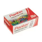 گیره کاغذ پنتر مدل رنگی سایز 28 میلی متر - بسته 100 عددی