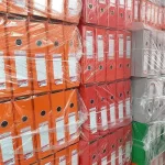 زونکن A4 کتان مدل اینگل با عطف 7.5 سانت بسته 10 عددی