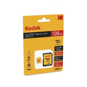 کارت حافظه microSDXC کداک مدل UHS-I U1 -ظرفیت 128 گیگابایت