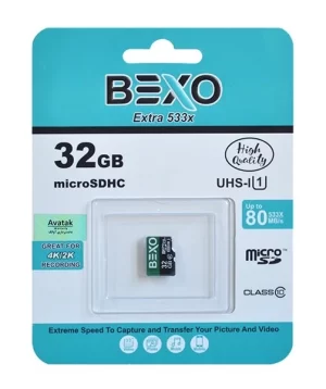 کارت حافظه‌ microSDHC بکسو ظرفیت 32 گیگابایت