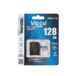 کارت حافظه میکرو 128 گیگ ویکومن Vicco Man Final 633x U3 100MB/s با آداپتور SD