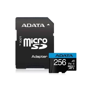 کارت حافظه ای‌دیتا 256 گیگ ADATA Premier 100MB/s همراه با خشاب