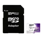کارت حافظه میکرو سیلیکون پاور 128 گیگ silicon power Superior Pro با آداپتور