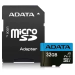 کارت حافظه ای‌دیتا 32 گیگ ADATA Premier 100MB/s همراه با خشاب