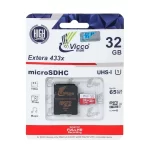 کارت حافظه میکرو ۳۲ گیگ ویکومن Vicco Man Extera 433X 65MB/s با آداپتور