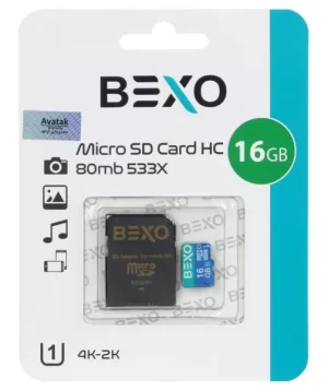 کارت حافظه‌ microSDHC بکسو ظرفیت 16 گیگابایت