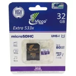 کارت حافظه میکرو ۳۲ گیگ ویکومن Vicco Man Extra U1 80MB/s با خشاب