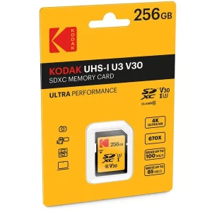 کارت حافظه SDXC کداک مدل A1 -ظرفیت 256 گیگابایت
