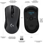 ماوس بی سیم مخصوص بازی لاجیتک مدل G603 Lightspeed