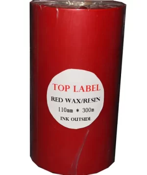 ریبون وکس رزین قرمز Ribbon Wax Resin Red 110×300