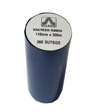 ریبون پرینتر لیبل زن نیک براز مدل WAX/RESIN 110mm x 300m