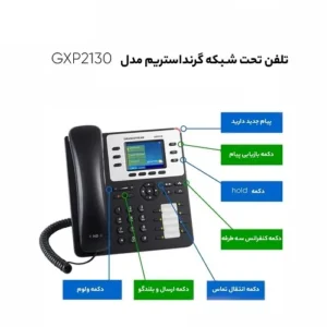 تلفن تحت شبکه گرنداستریم مدل GXP2130