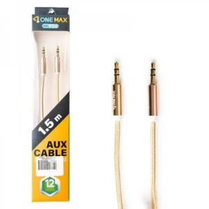 کابل 1 به 1 صدا (AUX) وان مکس (ONE MAX) طول 1.5 متر مدل 906