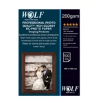 کاغذ عکس براق ولف 100 برگی Wolf RC-10X15