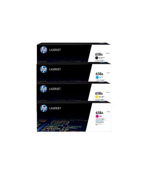 ست کارتریج لیزری رنگی اچ پی hp 658A - طرح