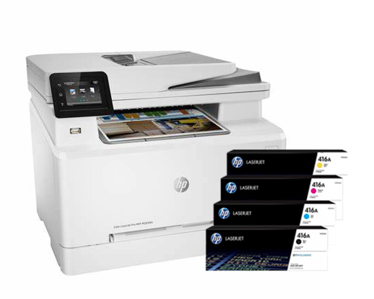 کارتریج لیزری رنگی اچ پی مدل Laserjet Pro M479fdn سری کامل