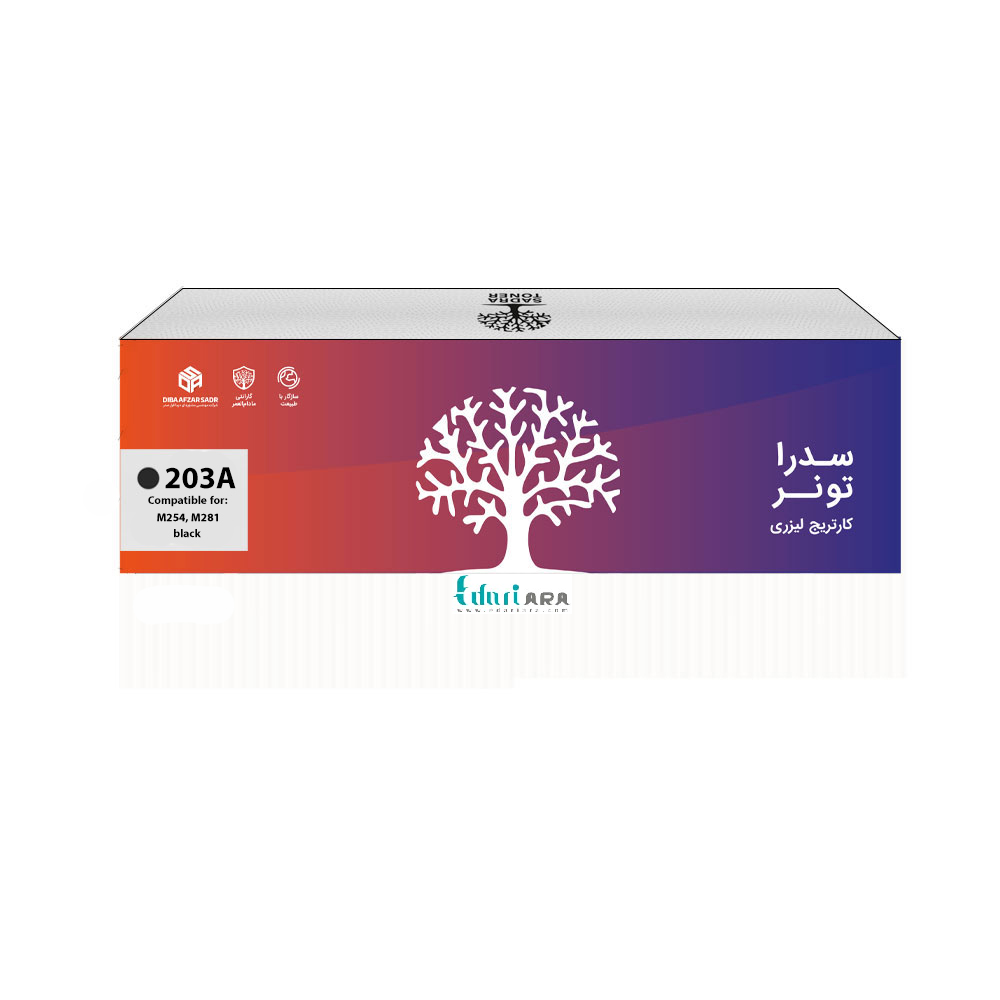 کارتریج سدرا مشکی HP 203A اداری آرا