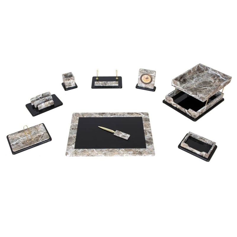قیمت ست رومیزی مدیریتی لاکچری 10 پارچه قائم کد 310