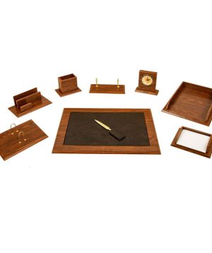 ست رومیزی مدیریتی چوبی 9 پارچه قائم کد 509