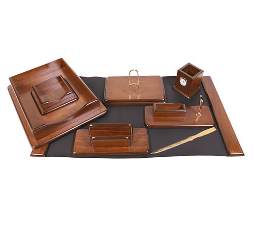 قیمت ست مدیریتی رومیزی چوبی 8 تکه کد 175
