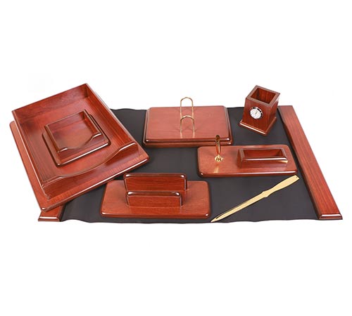 ست مدیریتی رومیزی چوبی 8 تکه کد 175