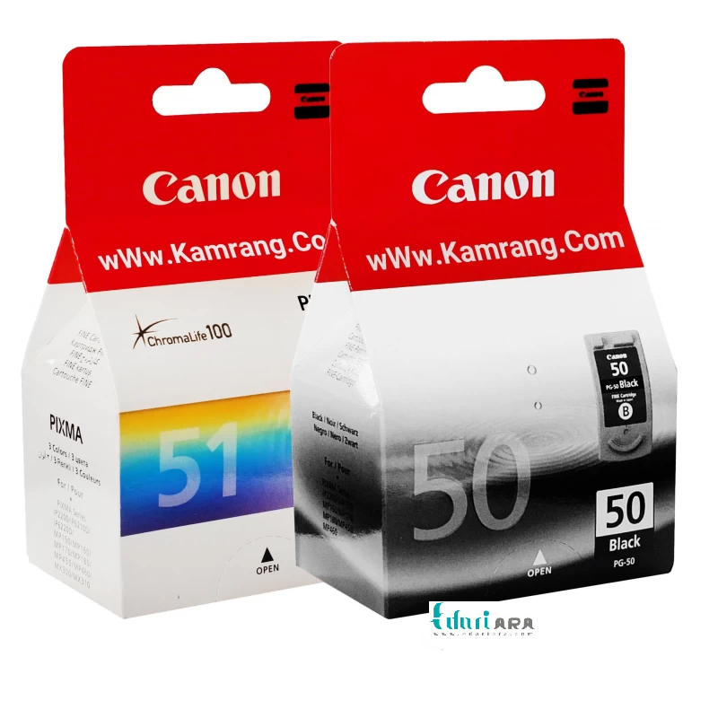 خرید کارتریج جوهرافشان مشکی PG_50 CL_51کانن