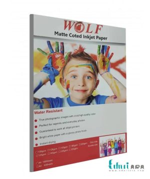 خرید کاغذ مات ولف WOLF سایز A4 وزن 108 گرم 100 برگ