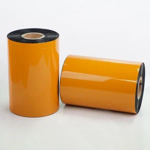 ریبون وکس رزین رنگ طلایی 300×110