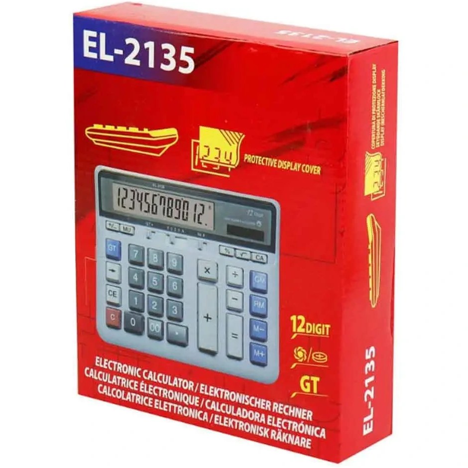 خرید ماشین حساب شارپ مدل EL-2135 اداری آرا