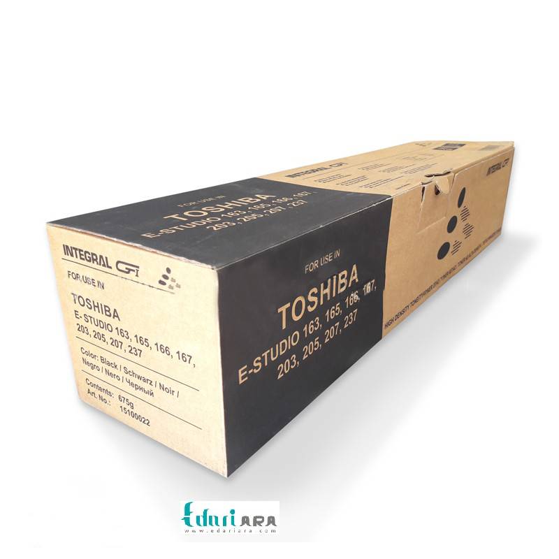 نمایندگی فروش کارتریج تونر اینتگرال توشیبا 1640 ۶۷۵ گرمی مدل Toshiba Integral Toner 1640 اداری آرا