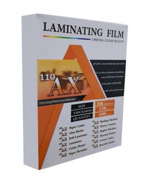 قیمت طلق لمینت براق 150 میکرون سایز A4 برند AX